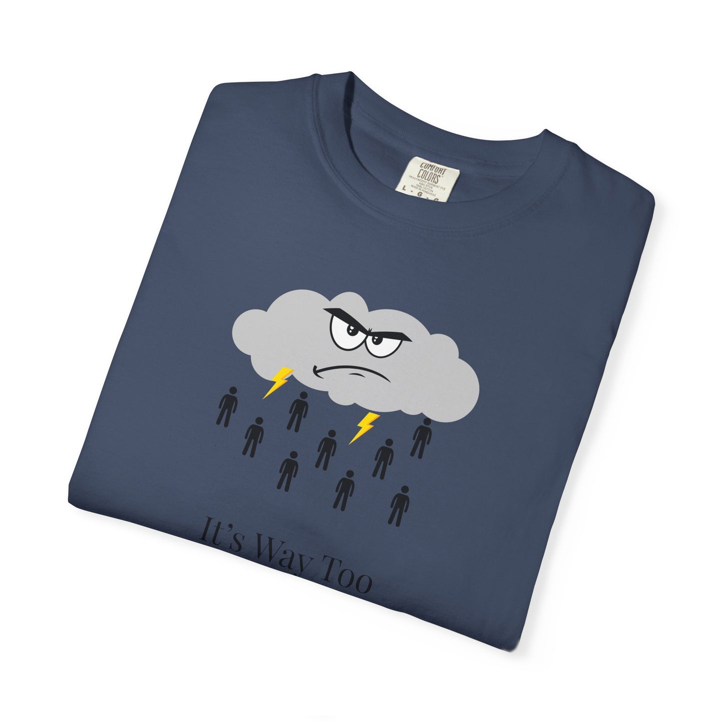 It’s Way Too Peopley Outside Unisex T-Shirt | Funny Introvert Graphic Tee