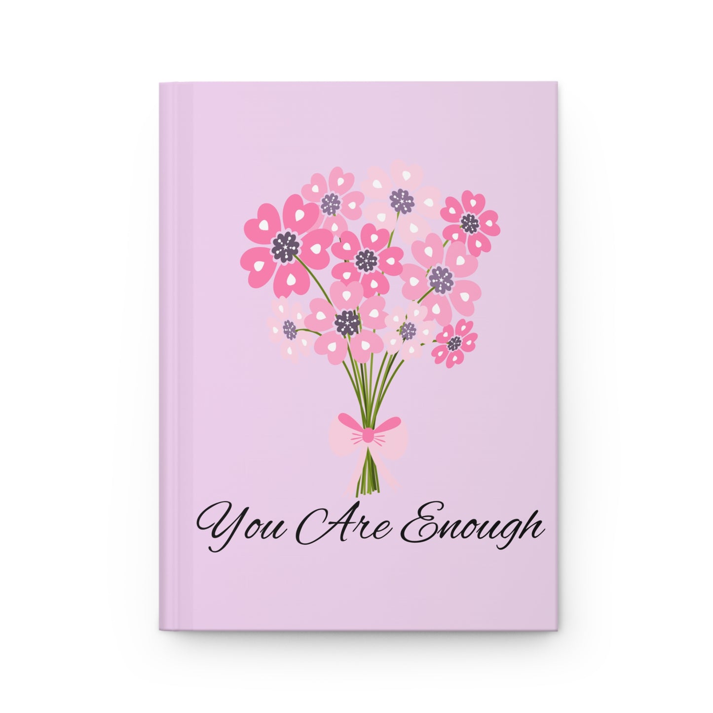 “You Are Enough” Floral Hardcover Journal – Daily Affirmation Notebook for Self-Love & Growth
