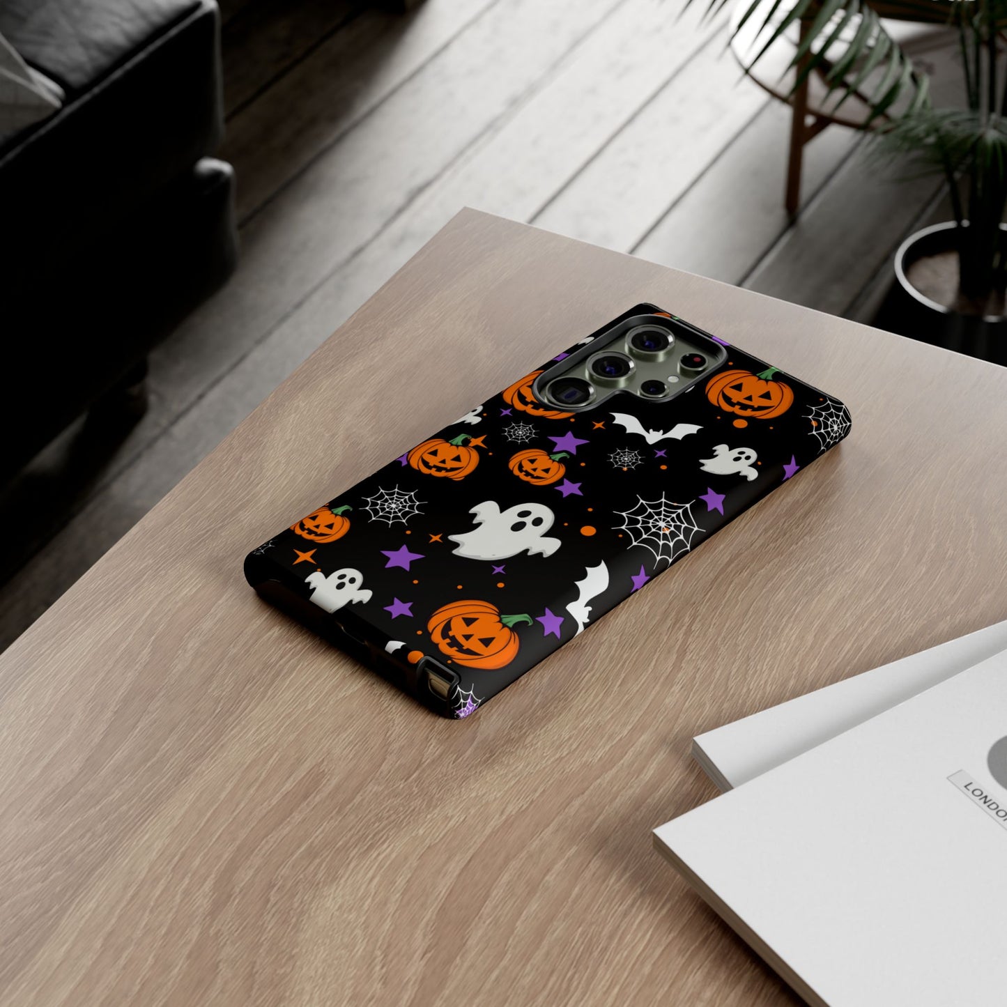 Halloween Phone Case: Spooky Ghosts, Pumpkins & Bats, Trick or Treat, Fall Decor, Halloween Night, October Celebrations