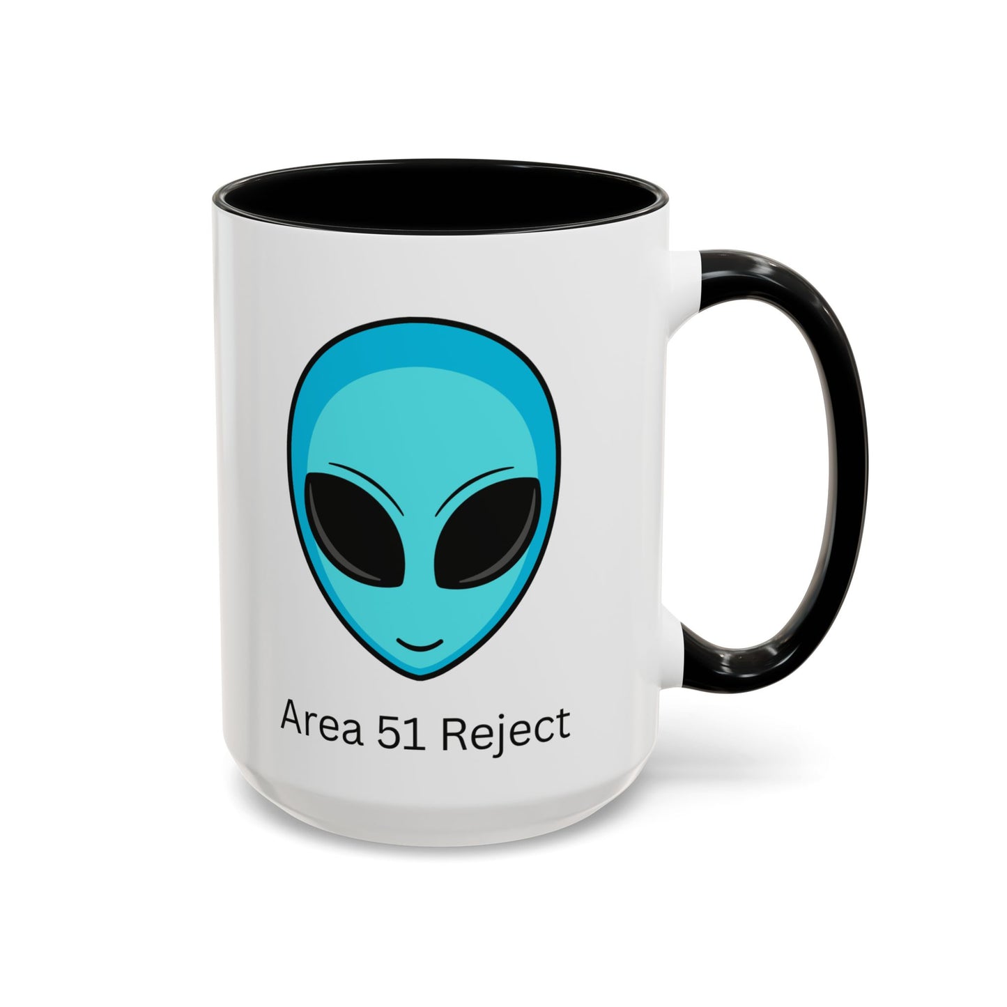 Alien Themed Coffee Mug - Area 51 Reject, Sci-Fi Gift, Quirky Mug, UFO Lovers, Unique Kitchenware