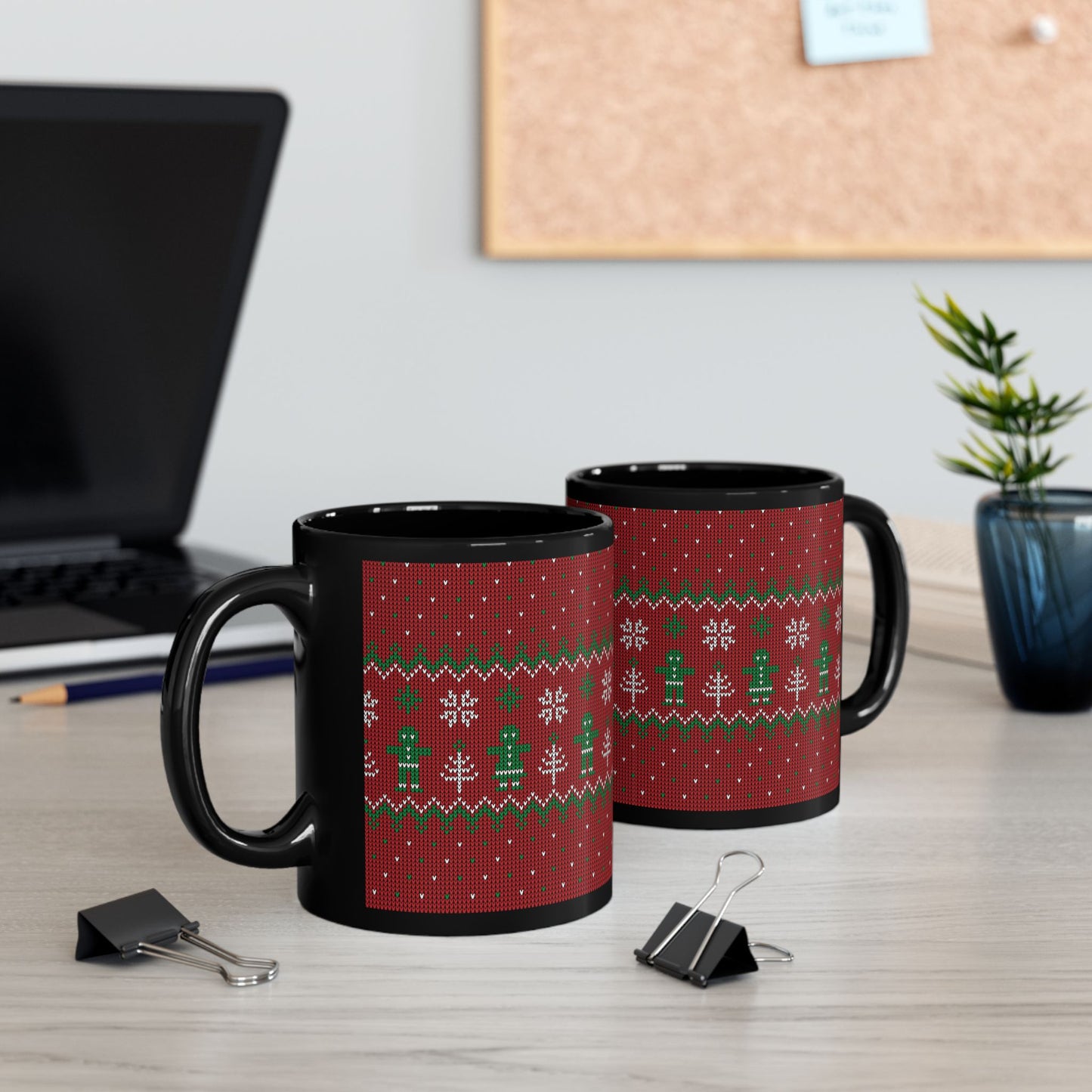 Festive Holiday Mug, Cozy Winter Drinkware, Christmas Gift, Cute Hot Cocoa Cup, Seasonal Coffee Mug