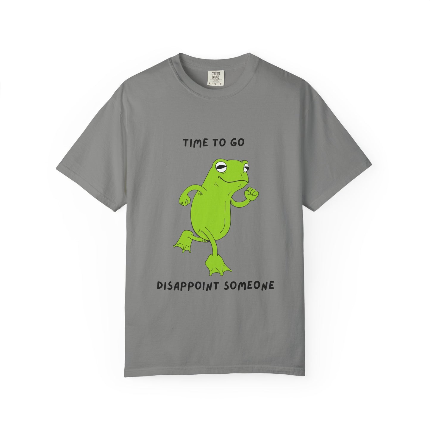 Fun Frog Graphic T-shirt, Quirky Unisex Tee, Catchy Quote Shirt, Gift for Friends, Casual Wear, Perfect for Birthdays