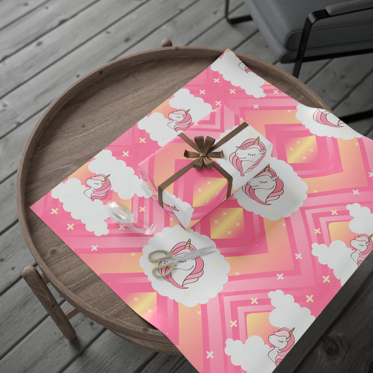 Pink Unicorn Wrapping Paper | Magical Gift Wrap for Birthdays & Celebrations