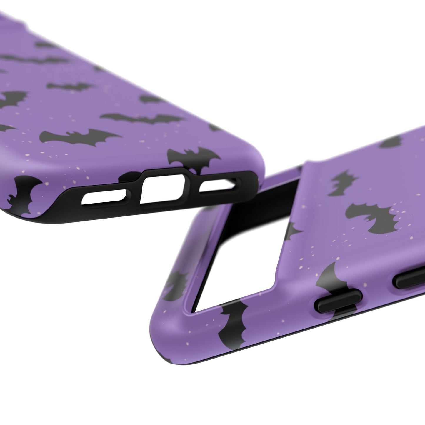 Halloween Bat Phone Case, Cute Purple Bat Phone Cover, Tough Cell Phone Case, Gothic Design, Spooky Gift, Fall Decor