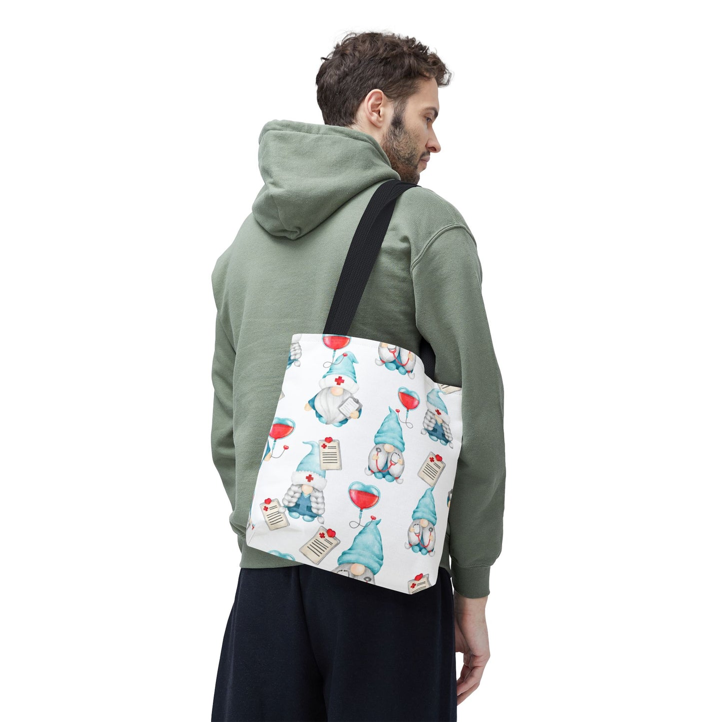 Medical Gnome Tote Bag – Cute Nurse Gift, Doctor Appreciation, Hospital Worker Tote, Healthcare Accessory
