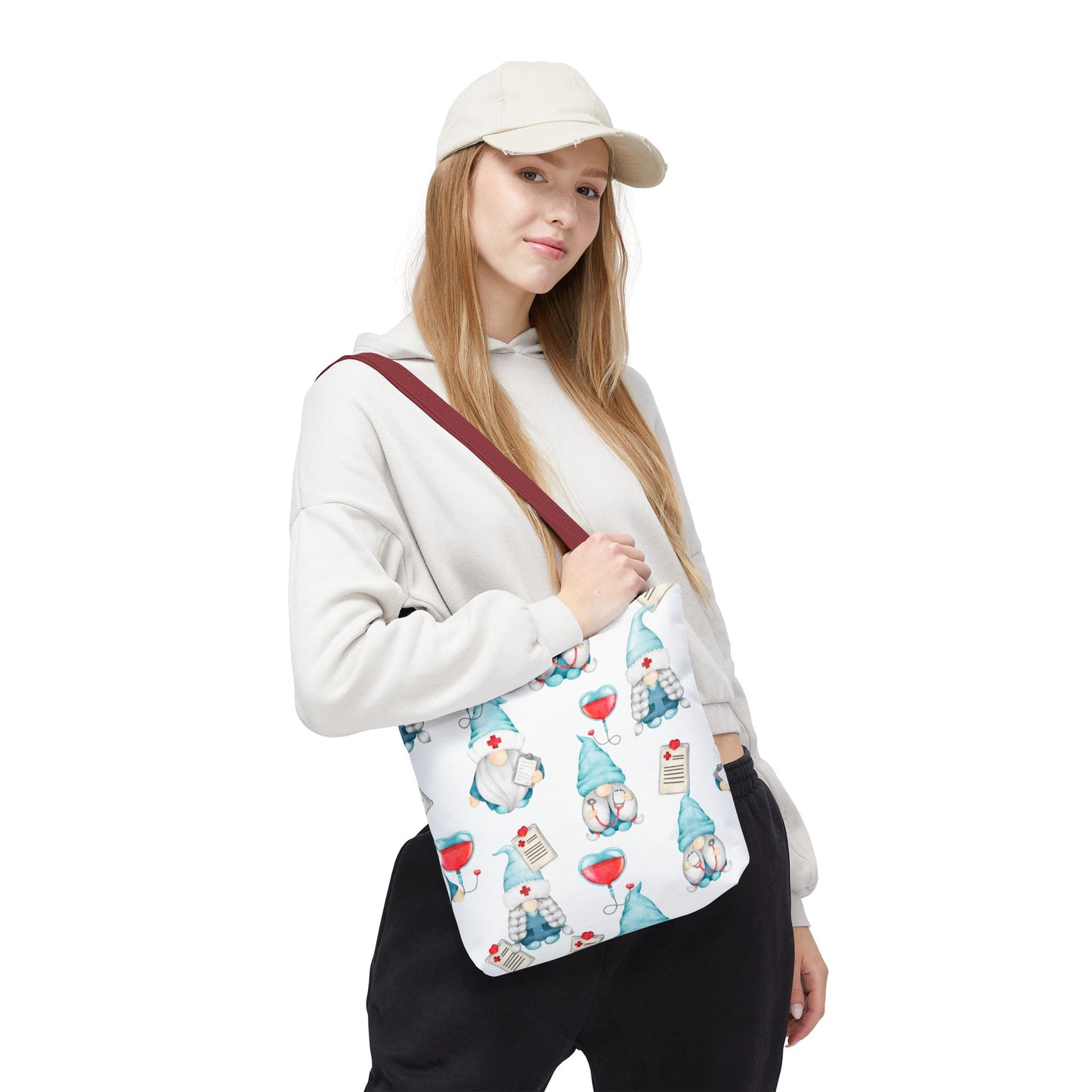 Medical Gnome Tote Bag – Cute Nurse Gift, Doctor Appreciation, Hospital Worker Tote, Healthcare Accessory