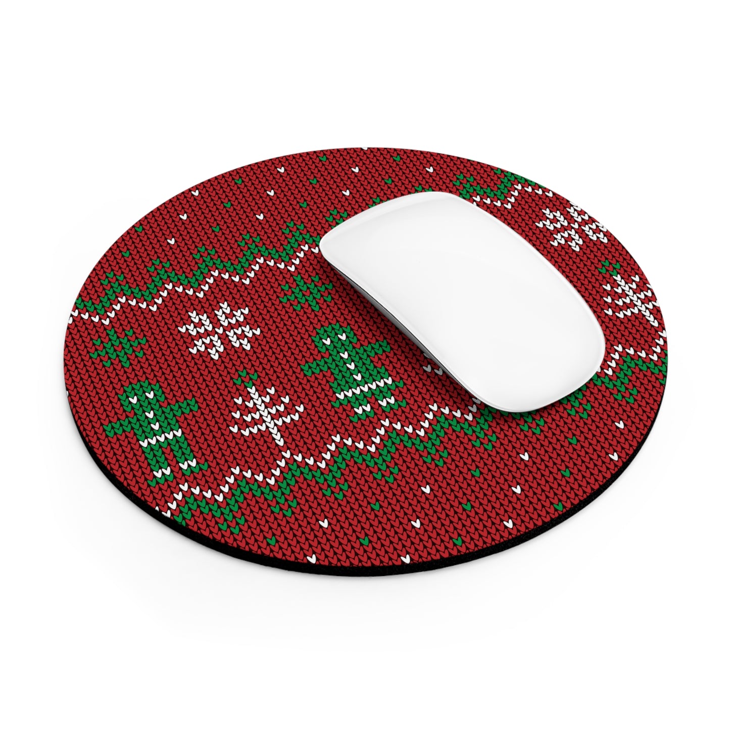Christmas Gingerbread Mouse Pad - Festive Office Decor, Holiday Gift, Computer Accessory, Cozy Vibes, Winter Wonderland