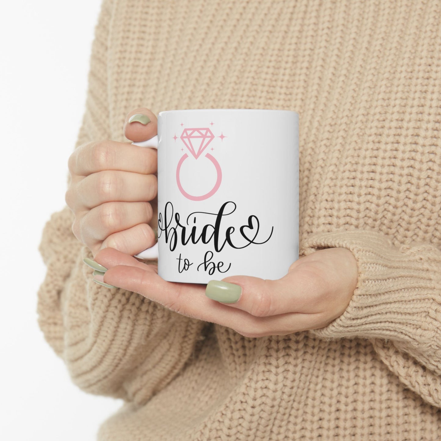 Bride To Be Mug, Bridal Shower Gift, Engagement Coffee Cup, Bachelorette Party Favor, Wedding Gift for Bride, Ceramic Mug 11oz 15oz
