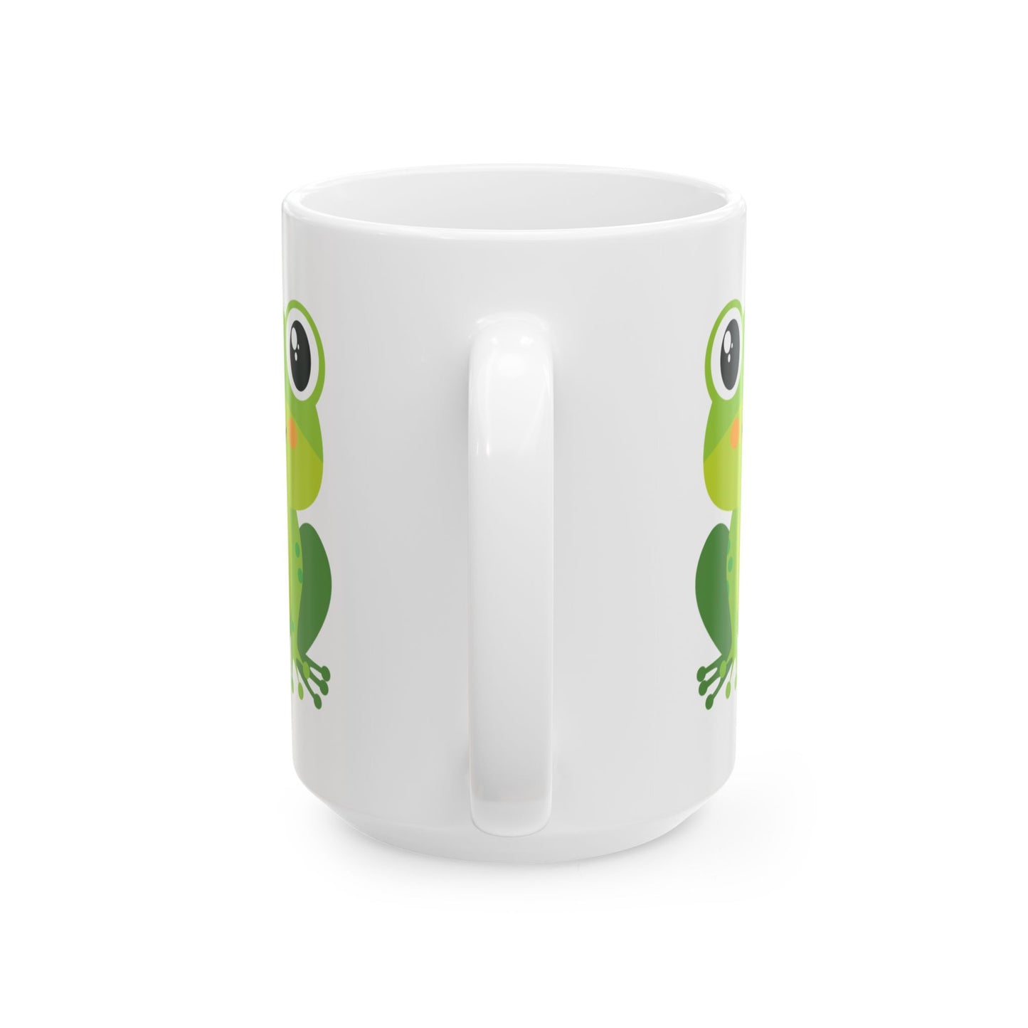 Frog Ceramic Mug, Cute Frog Mug for Nature Lovers, Gift for Frog Enthusiasts, Fun Gift for Kids and Adults