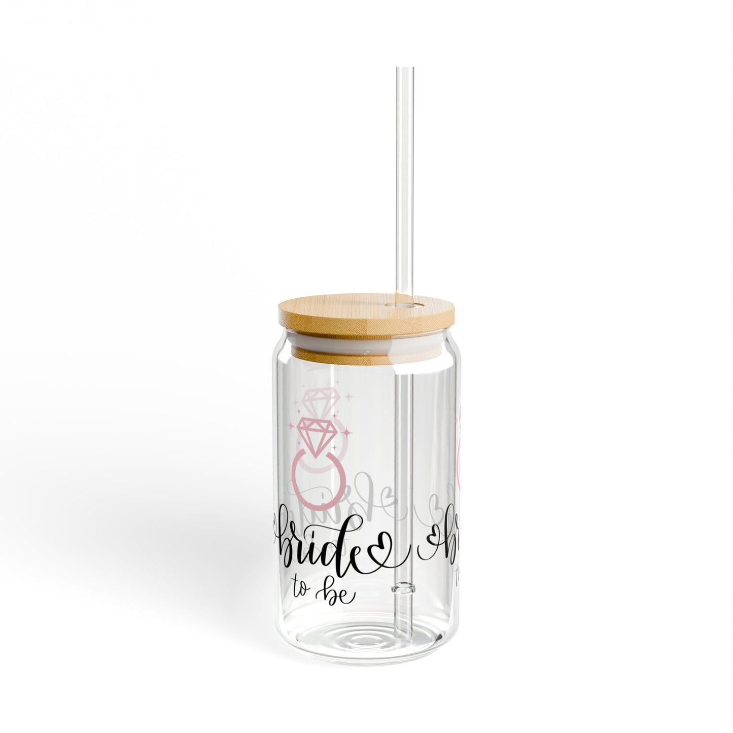 Bride To Be Glass, 16oz Sipper Cup, Bridal Shower Gift, Engagement Party Cup, Bachelorette Drinkware