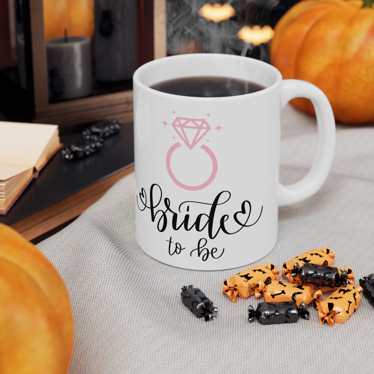 Bride To Be Mug, Bridal Shower Gift, Engagement Coffee Cup, Bachelorette Party Favor, Wedding Gift for Bride, Ceramic Mug 11oz 15oz