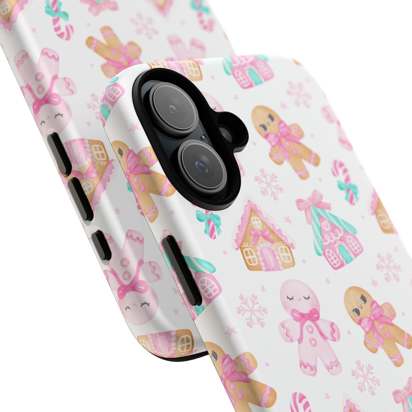 Gingerbread House & Candy Cane Phone Case – Cute Holiday Cover for iPhone, Samsung & Pixel