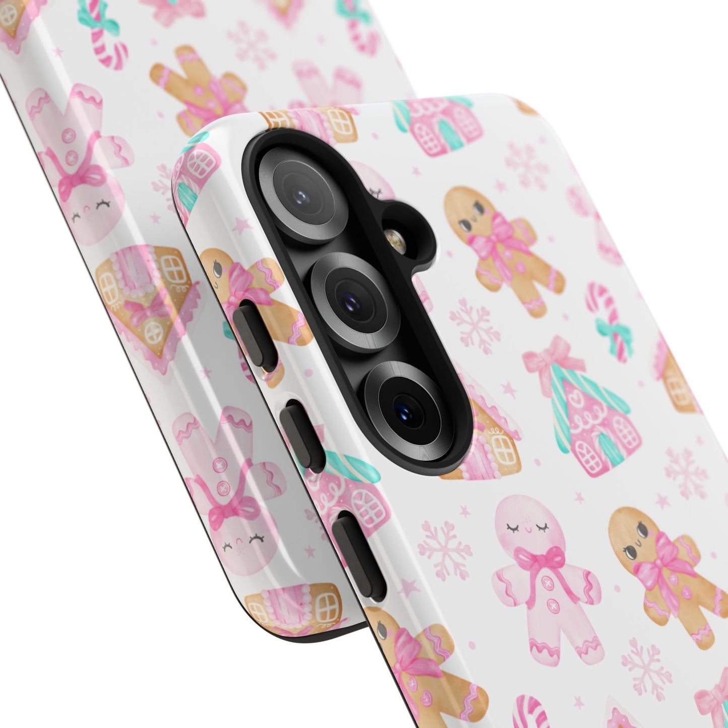 Gingerbread House & Candy Cane Phone Case – Cute Holiday Cover for iPhone, Samsung & Pixel