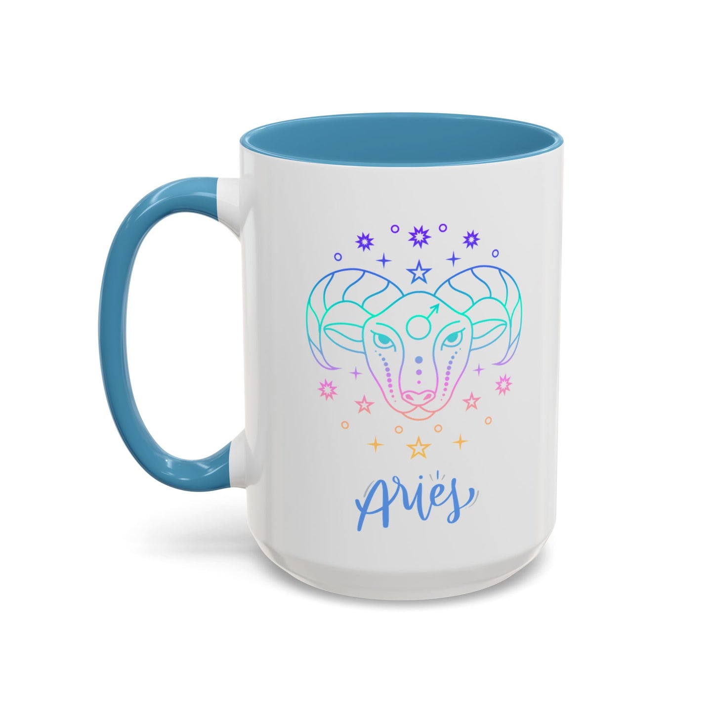 Aries Accent Coffee Mug - Astrology Gift, Zodiac Decor, Horoscope Lover, Perfect for Birthdays or Everyday Use