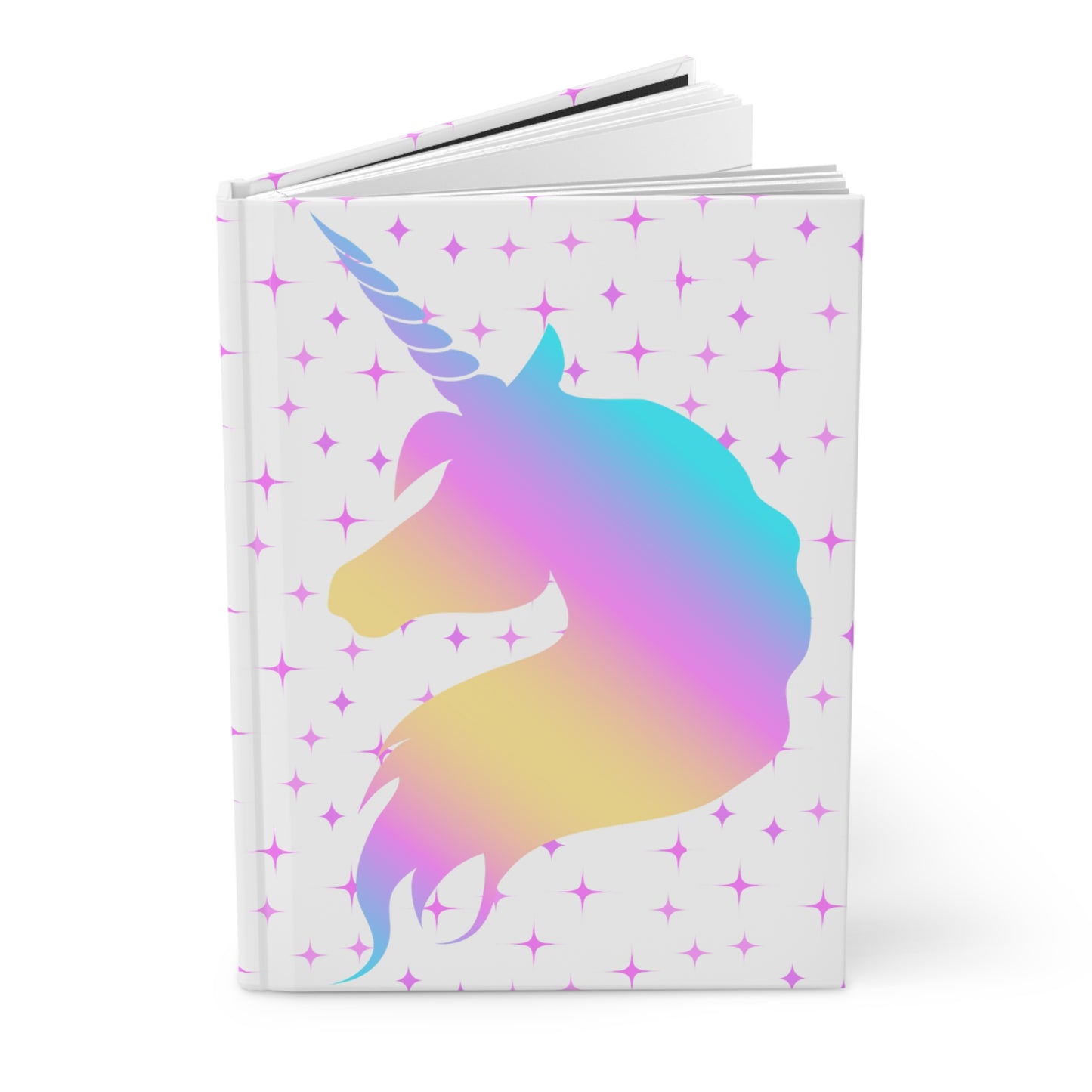 Rainbow Unicorn Hardcover Journal Matte,  Magical Fantasy Diary, Notebook, Writing Journal, Gift for Her, Bullet Journal