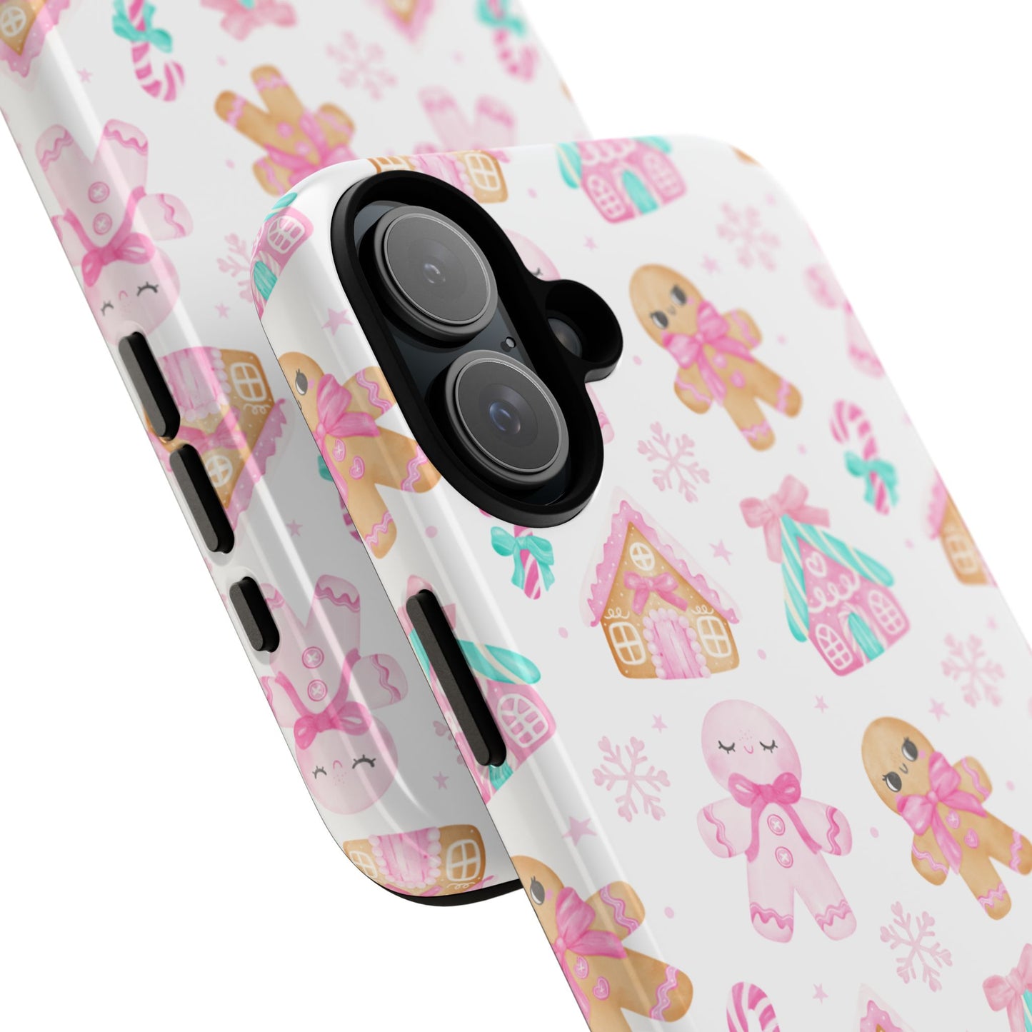 Gingerbread House & Candy Cane Phone Case – Cute Holiday Cover for iPhone, Samsung & Pixel