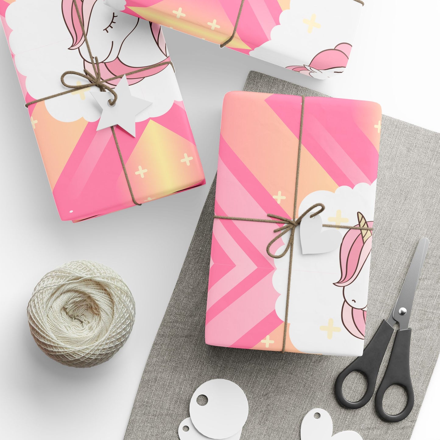 Pink Unicorn Wrapping Paper | Magical Gift Wrap for Birthdays & Celebrations