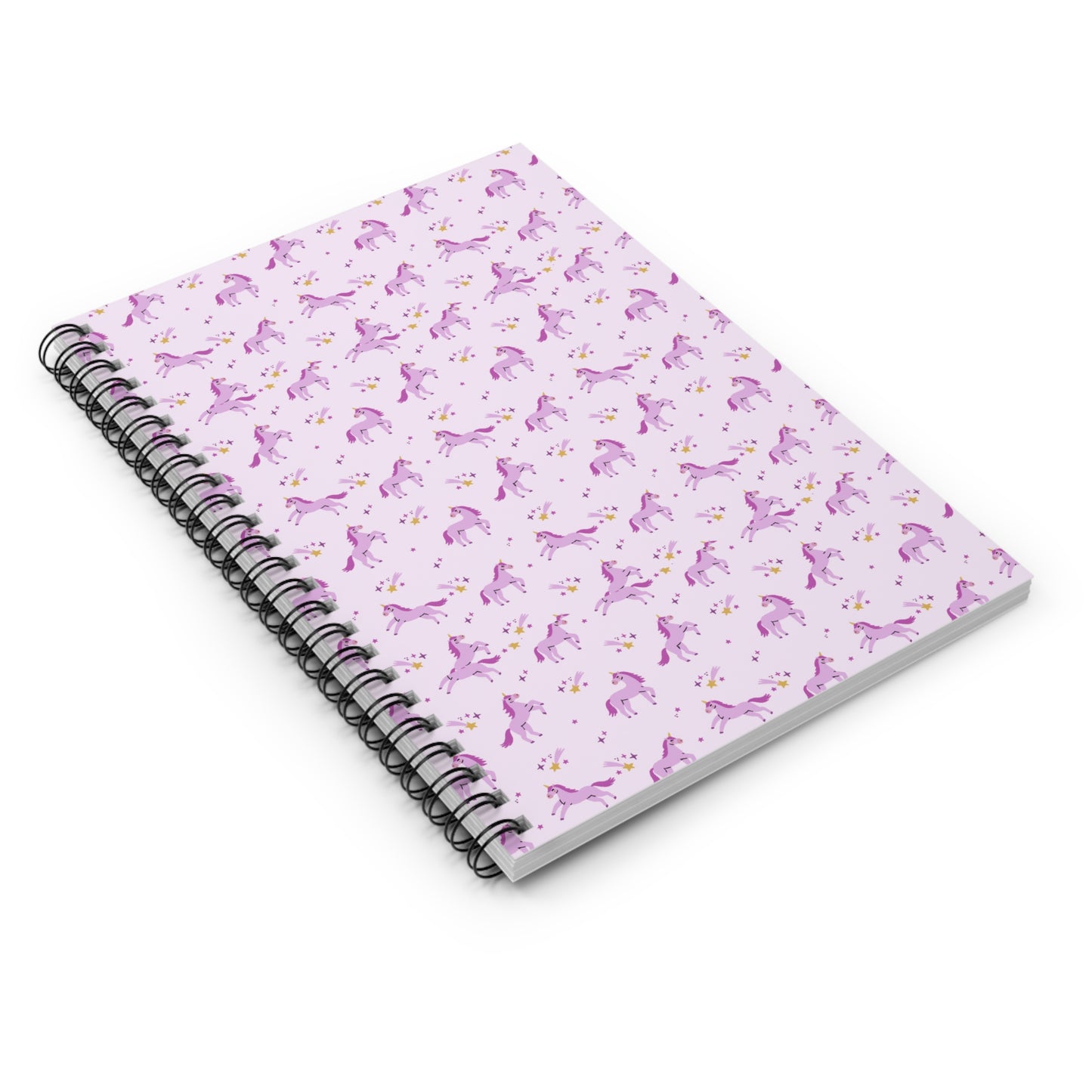 Purple Unicorn Spiral Notebook – Cute Pastel Journal for Kids, Teens & Unicorn Lovers