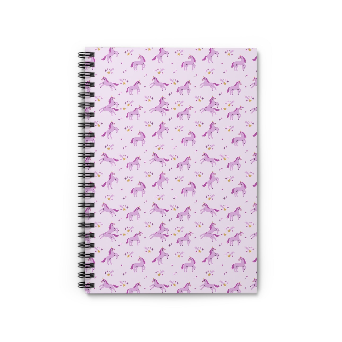 Purple Unicorn Spiral Notebook – Cute Pastel Journal for Kids, Teens & Unicorn Lovers