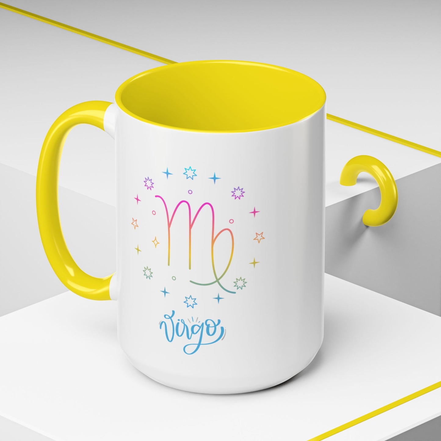 Colorful Zodiac Virgo Coffee Mug - Unique Gift for Astrology Lovers, Personalized Tea Cup, Vibrant Color Mug, Birthday Gift, Horoscope [...]