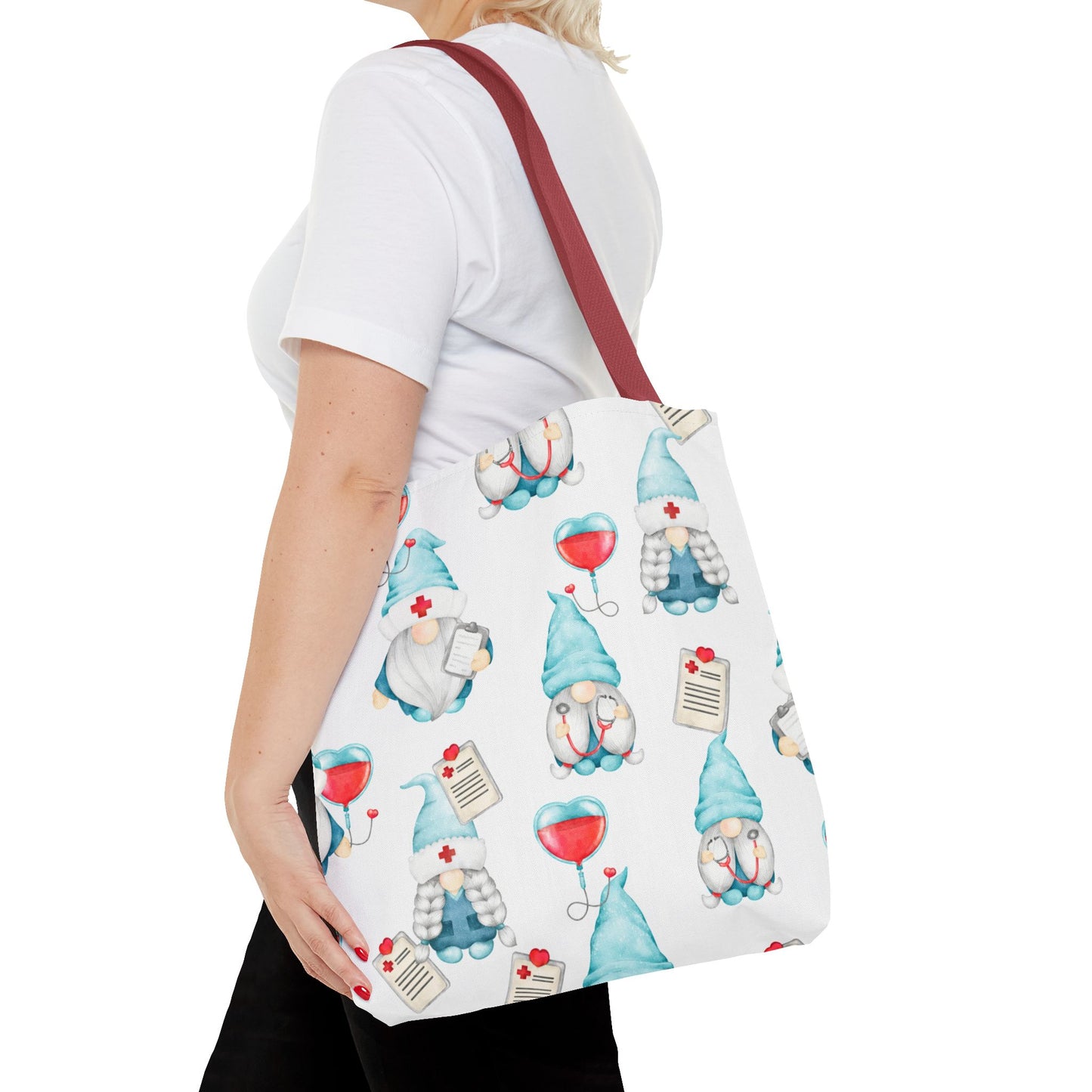 Medical Gnome Tote Bag – Cute Nurse Gift, Doctor Appreciation, Hospital Worker Tote, Healthcare Accessory