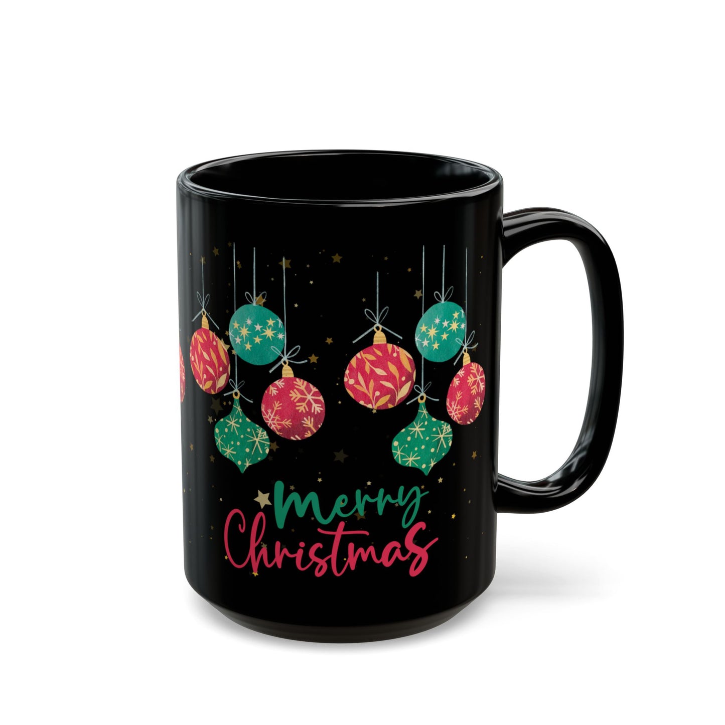 Festive Christmas Mug - Cheerful Holiday Drinkware, Coffee Cup Gift, Xmas Celebration, Ornament Design, Merry Christmas, 11oz 15oz
