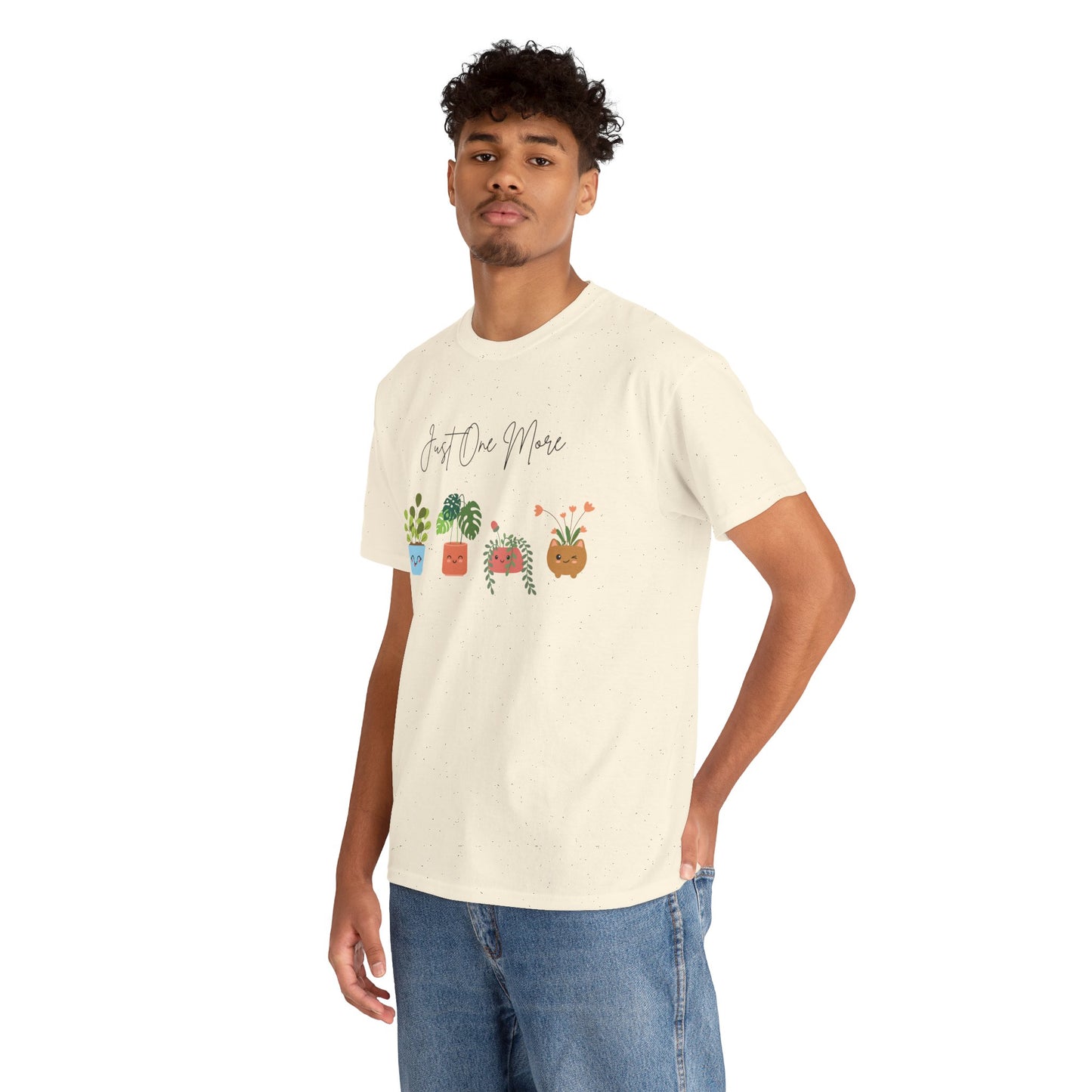 Plant Lover T-Shirt, Just One More Plant Tee, Cute Gardening Gift, Eco-Friendly Apparel, Unisex Cotton Tee, Plant Mom Merch