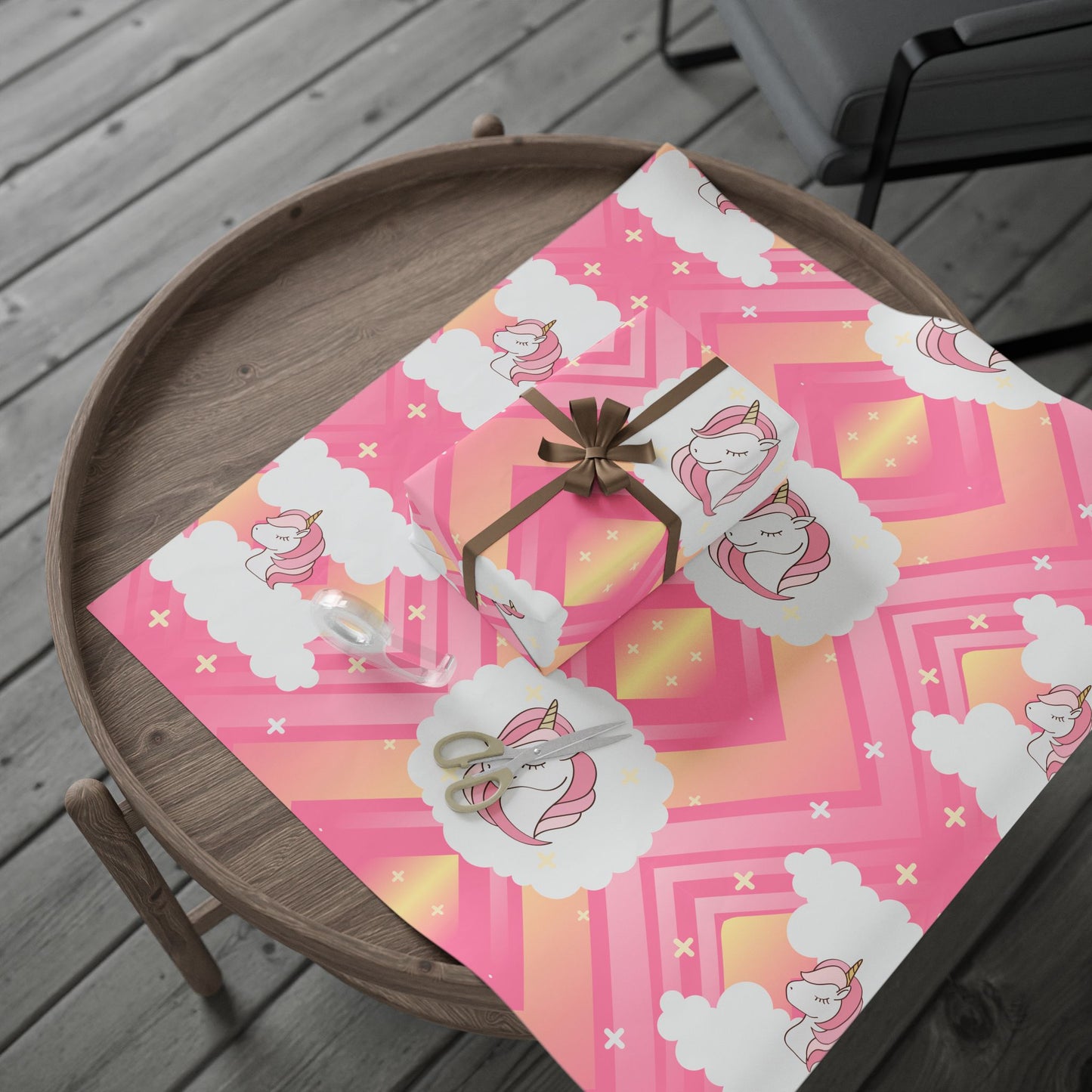 Pink Unicorn Wrapping Paper | Magical Gift Wrap for Birthdays & Celebrations