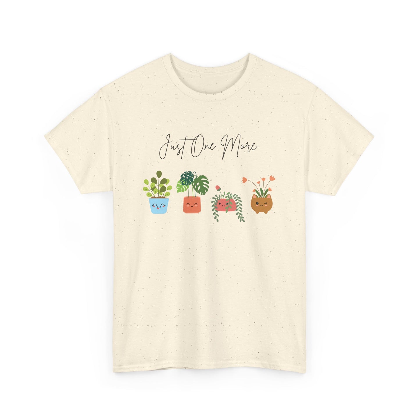 Plant Lover T-Shirt, Just One More Plant Tee, Cute Gardening Gift, Eco-Friendly Apparel, Unisex Cotton Tee, Plant Mom Merch