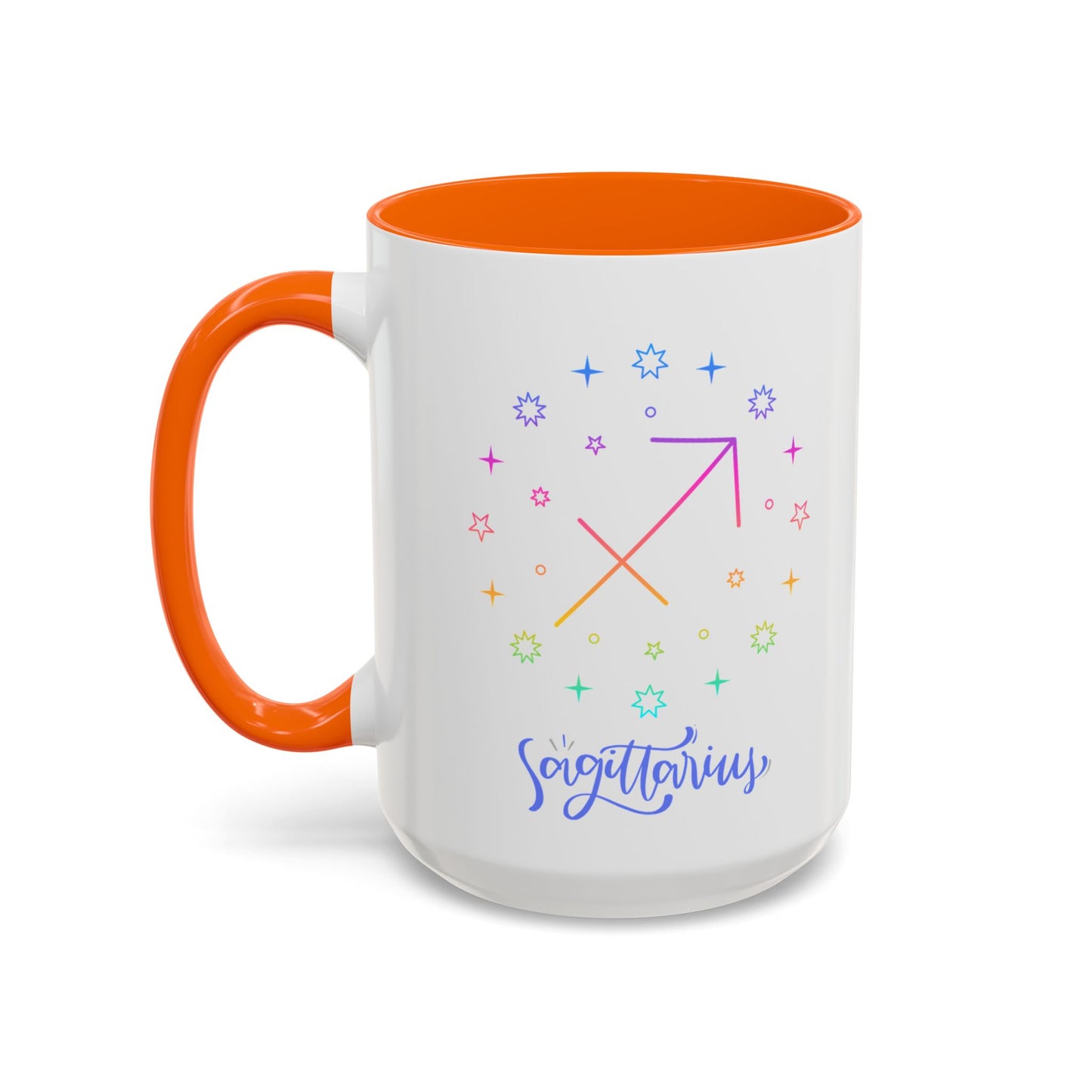 Colorful Sagittarius Coffee Mug, Zodiac Mug, Astrology Gift, Personalized Coffee Cup, Horoscope Mug, Unique Coffee Lover Gift