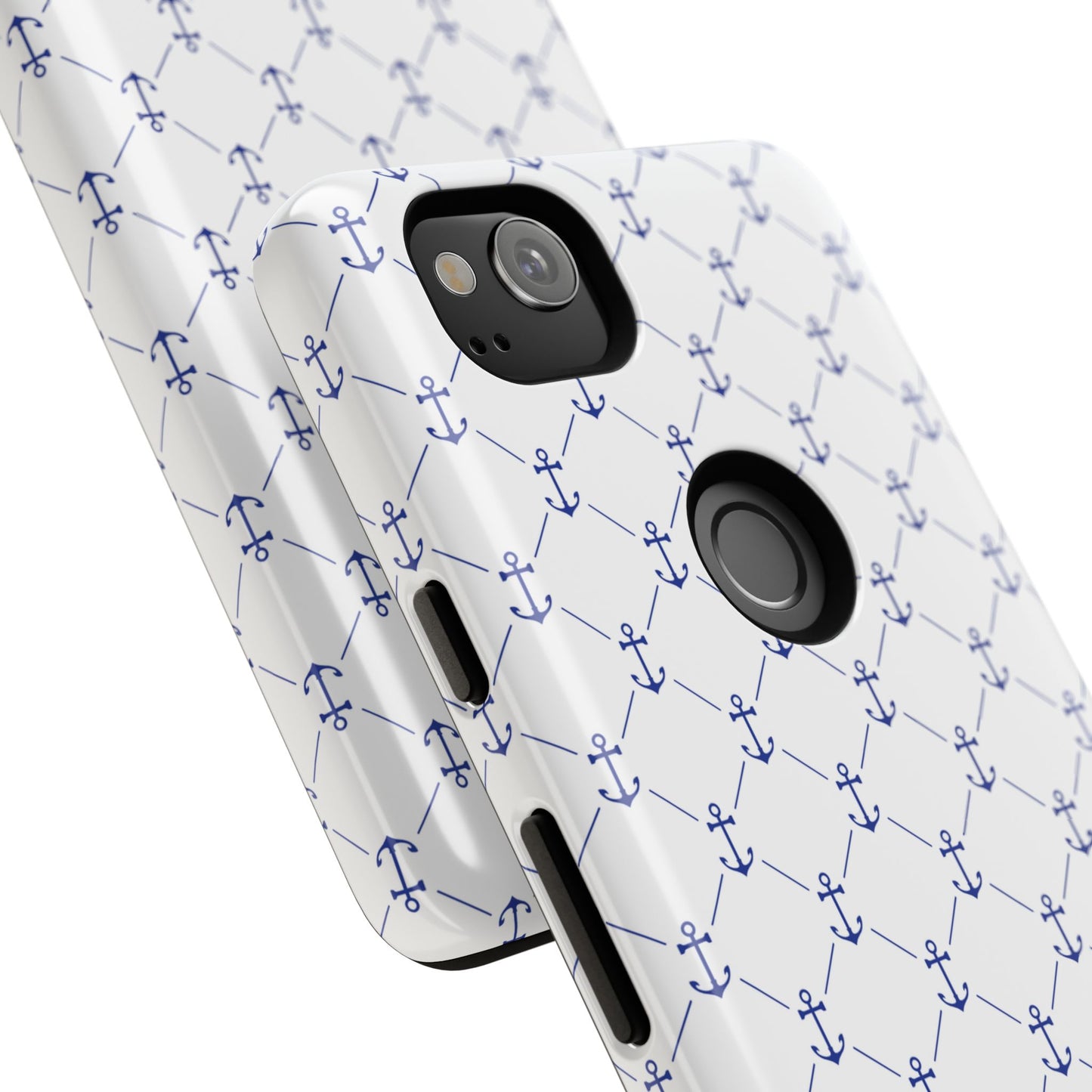 Blue Anchor Phone Case: Nautical Design for Maritime Lovers, Gifts for Sailors, Beach Lovers' Accessories, Great for Summer