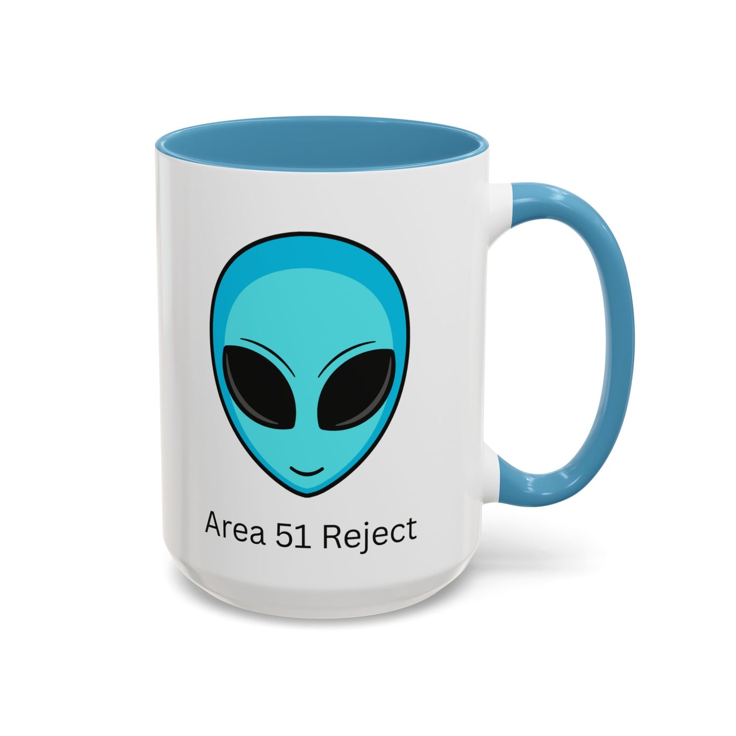 Alien Themed Coffee Mug - Area 51 Reject, Sci-Fi Gift, Quirky Mug, UFO Lovers, Unique Kitchenware