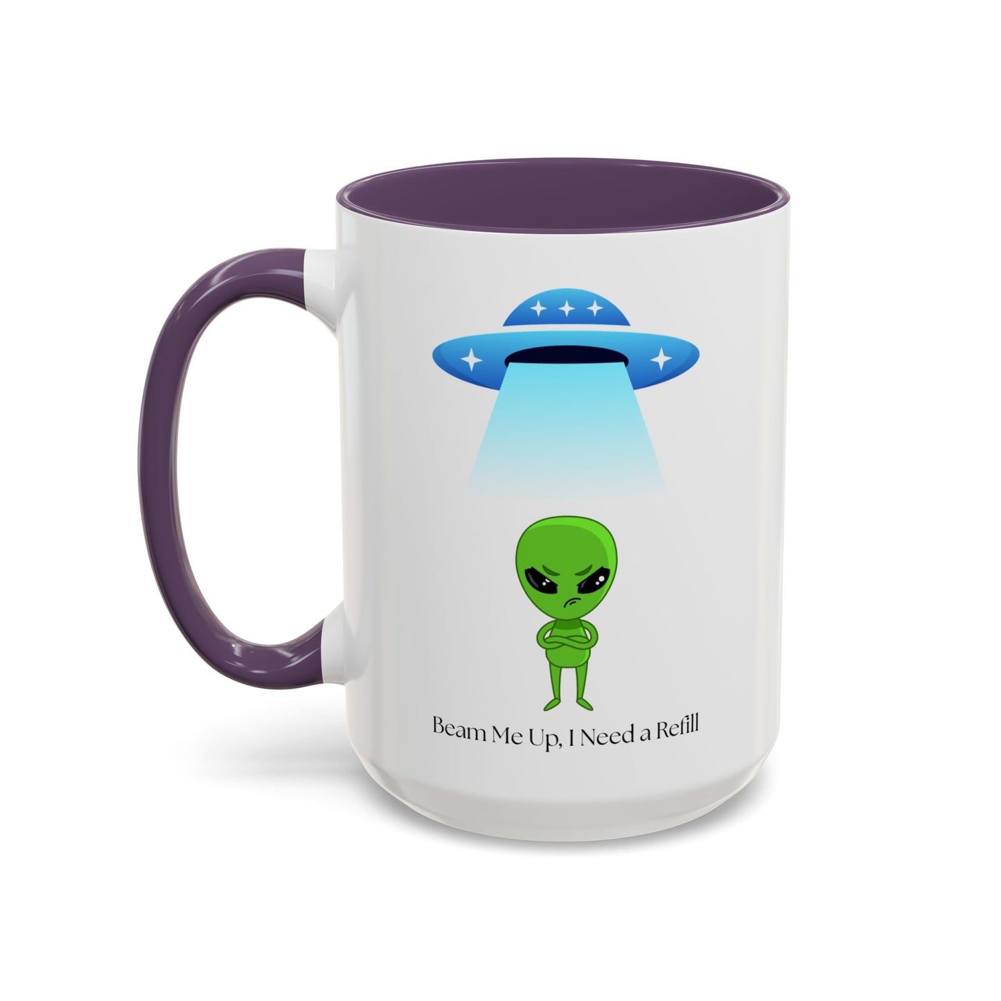 Alien Mug - Beam Me Up, Perfect for Sci-Fi Lovers, Cute Gift for Birthdays, Friends, or Just Your Daily Coffee Fix