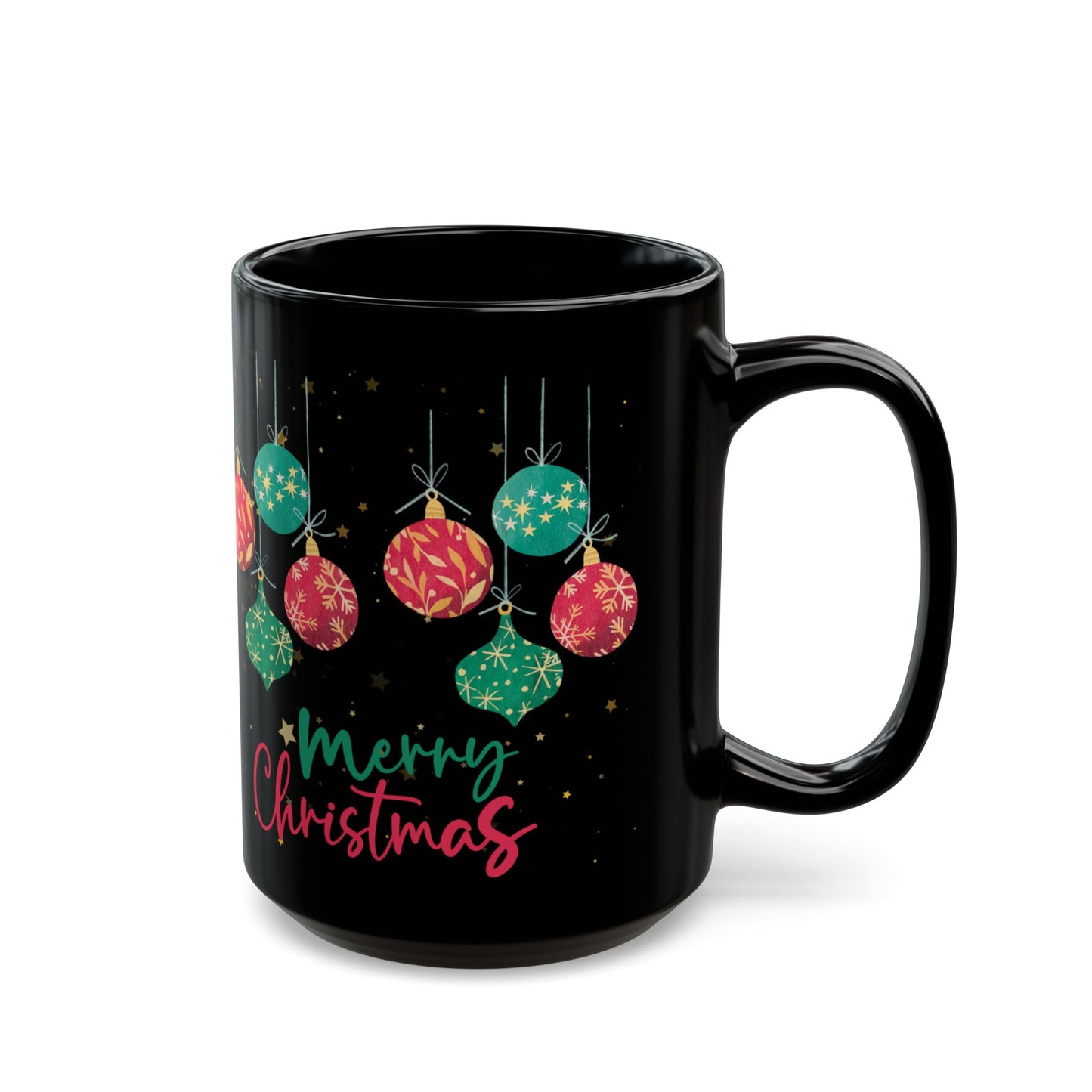 Festive Christmas Mug - Cheerful Holiday Drinkware, Coffee Cup Gift, Xmas Celebration, Ornament Design, Merry Christmas, 11oz 15oz