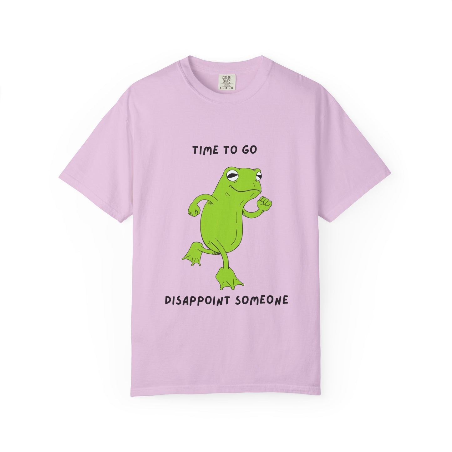 Fun Frog Graphic T-shirt, Quirky Unisex Tee, Catchy Quote Shirt, Gift for Friends, Casual Wear, Perfect for Birthdays