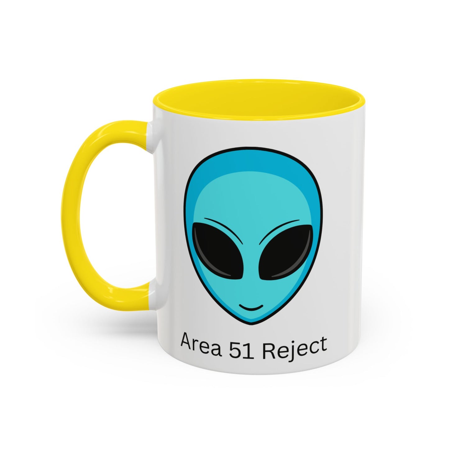 Alien Themed Coffee Mug - Area 51 Reject, Sci-Fi Gift, Quirky Mug, UFO Lovers, Unique Kitchenware