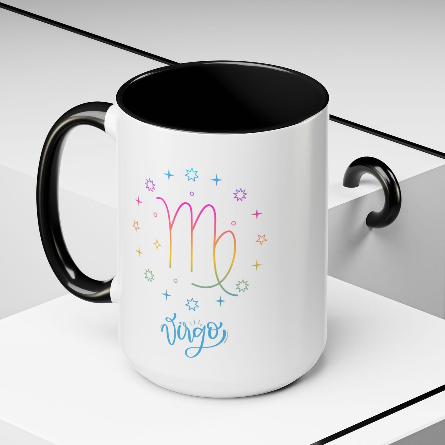 Colorful Zodiac Virgo Coffee Mug - Unique Gift for Astrology Lovers, Personalized Tea Cup, Vibrant Color Mug, Birthday Gift, Horoscope [...]