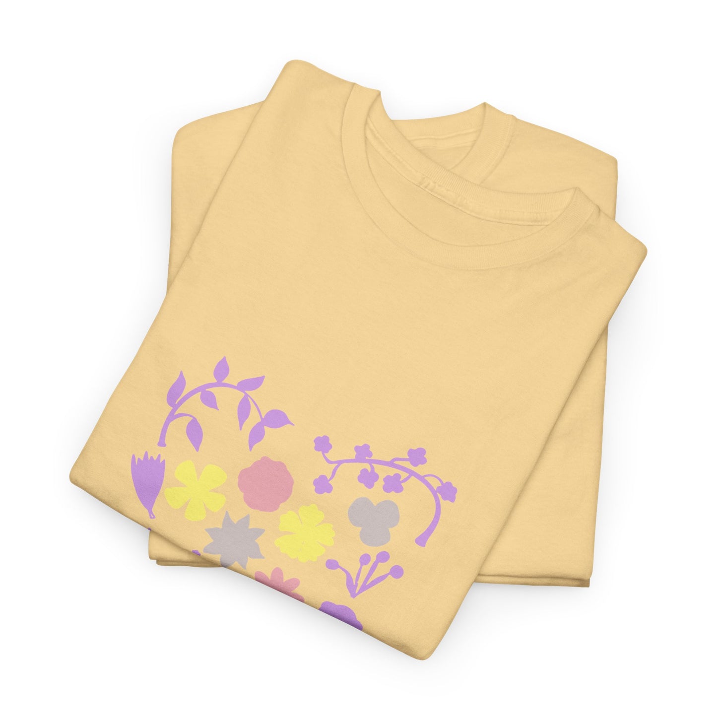 Gracefully Grounded Short Sleeve Tee, Floral Heart Inspirational T-Shirt