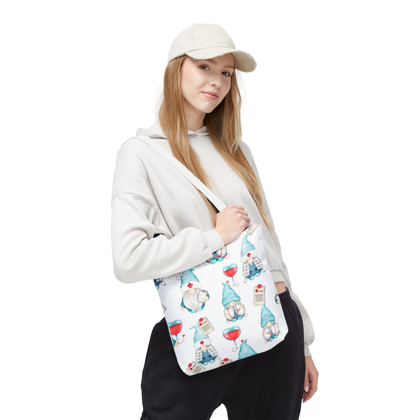 Medical Gnome Tote Bag – Cute Nurse Gift, Doctor Appreciation, Hospital Worker Tote, Healthcare Accessory
