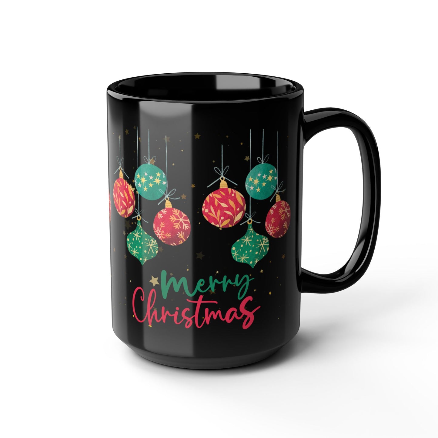 Festive Christmas Mug - Cheerful Holiday Drinkware, Coffee Cup Gift, Xmas Celebration, Ornament Design, Merry Christmas, 11oz 15oz
