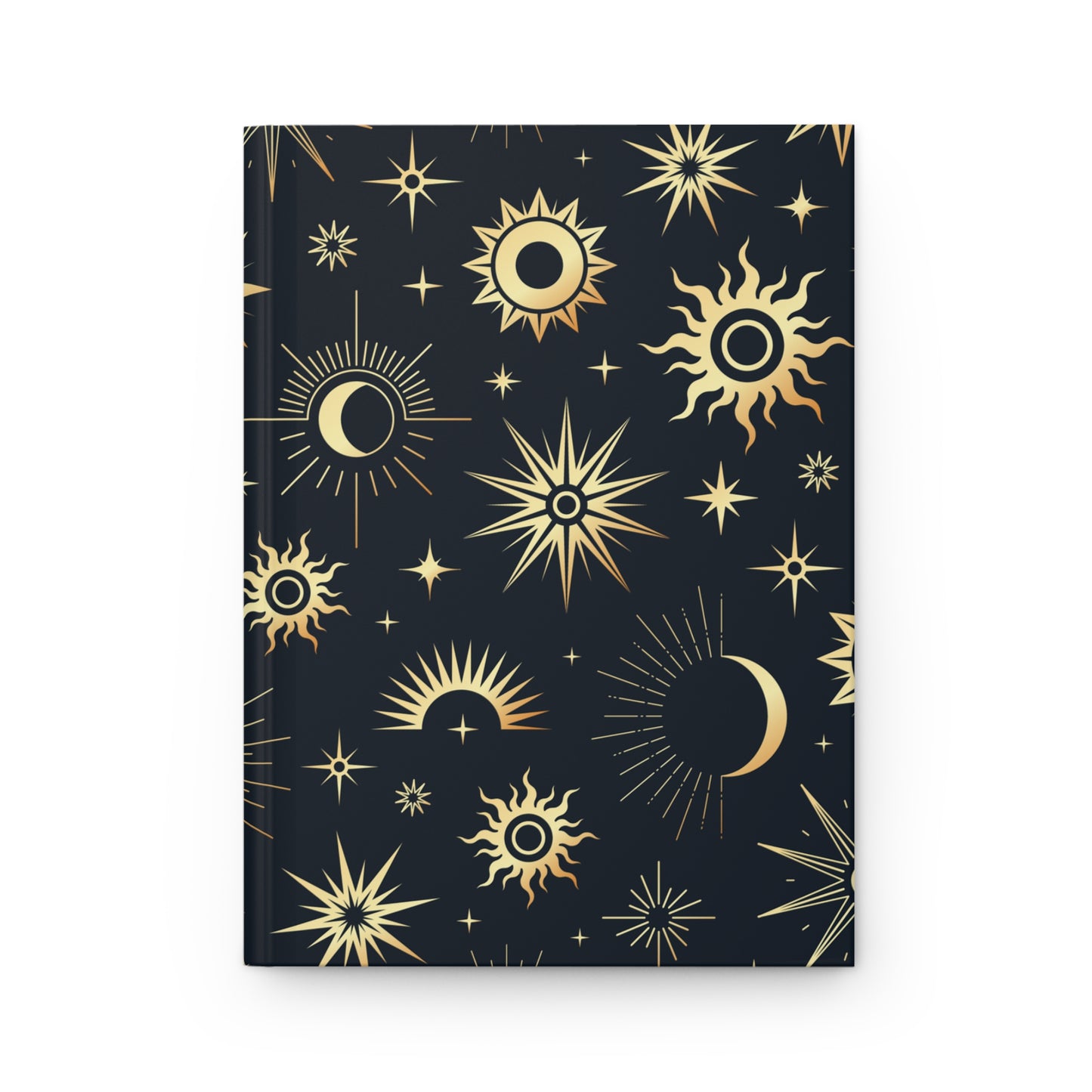 Celestial Hardcover Journal, 150 Lined Pages, Galaxy Moon and Stars Notebook, Aesthetic Stationery Gift for Writers, Students & Dreamers