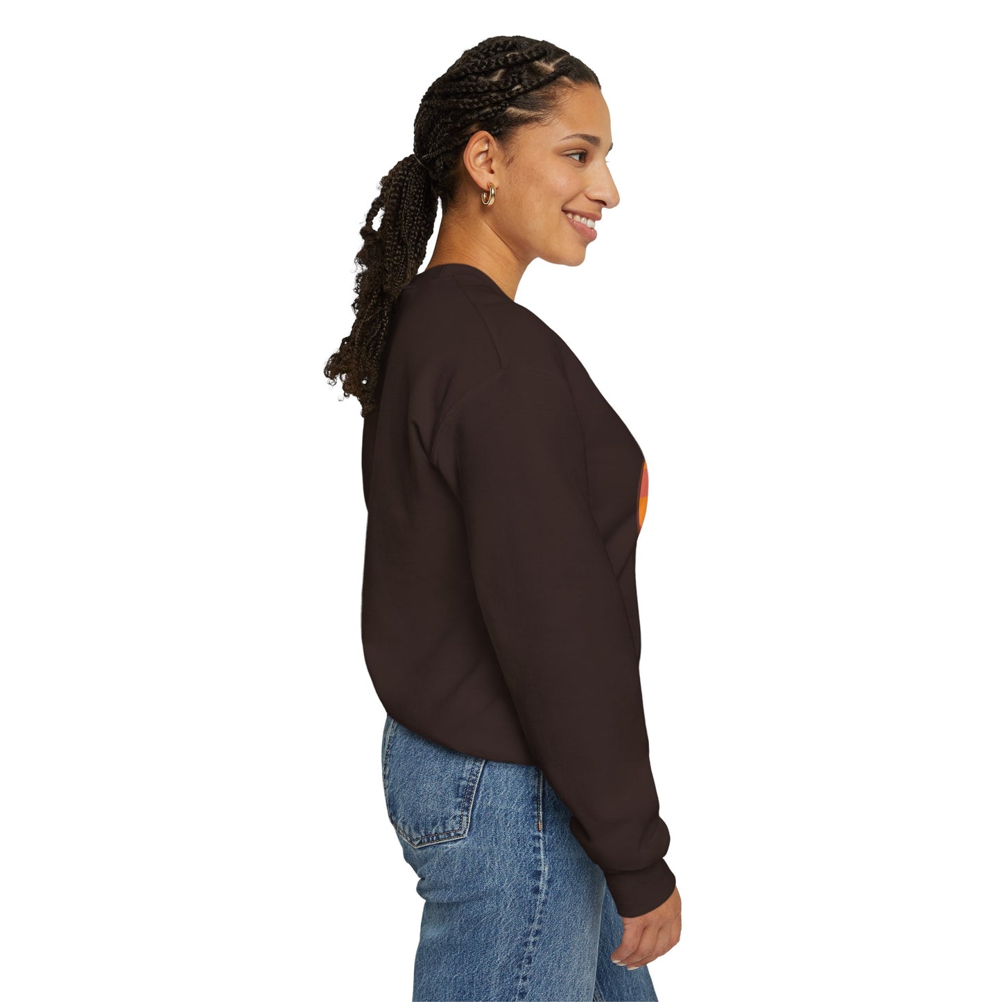 Autumn Vibes Pumpkin Sweatshirt, Cozy Fall Apparel, Unisex Crewneck for Harvest Season, Perfect for Thanksgiving, Pumpkin Lovers, Gift Idea