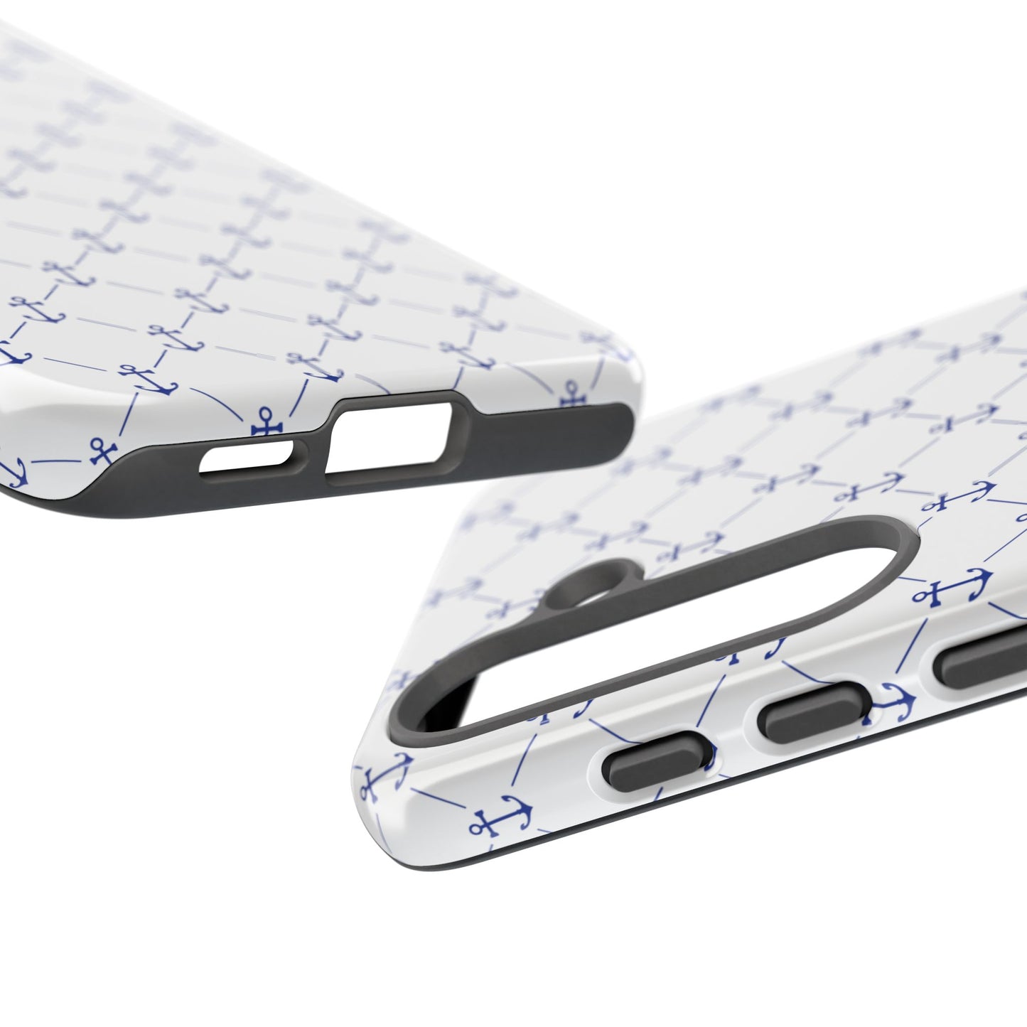Blue Anchor Phone Case: Nautical Design for Maritime Lovers, Gifts for Sailors, Beach Lovers' Accessories, Great for Summer