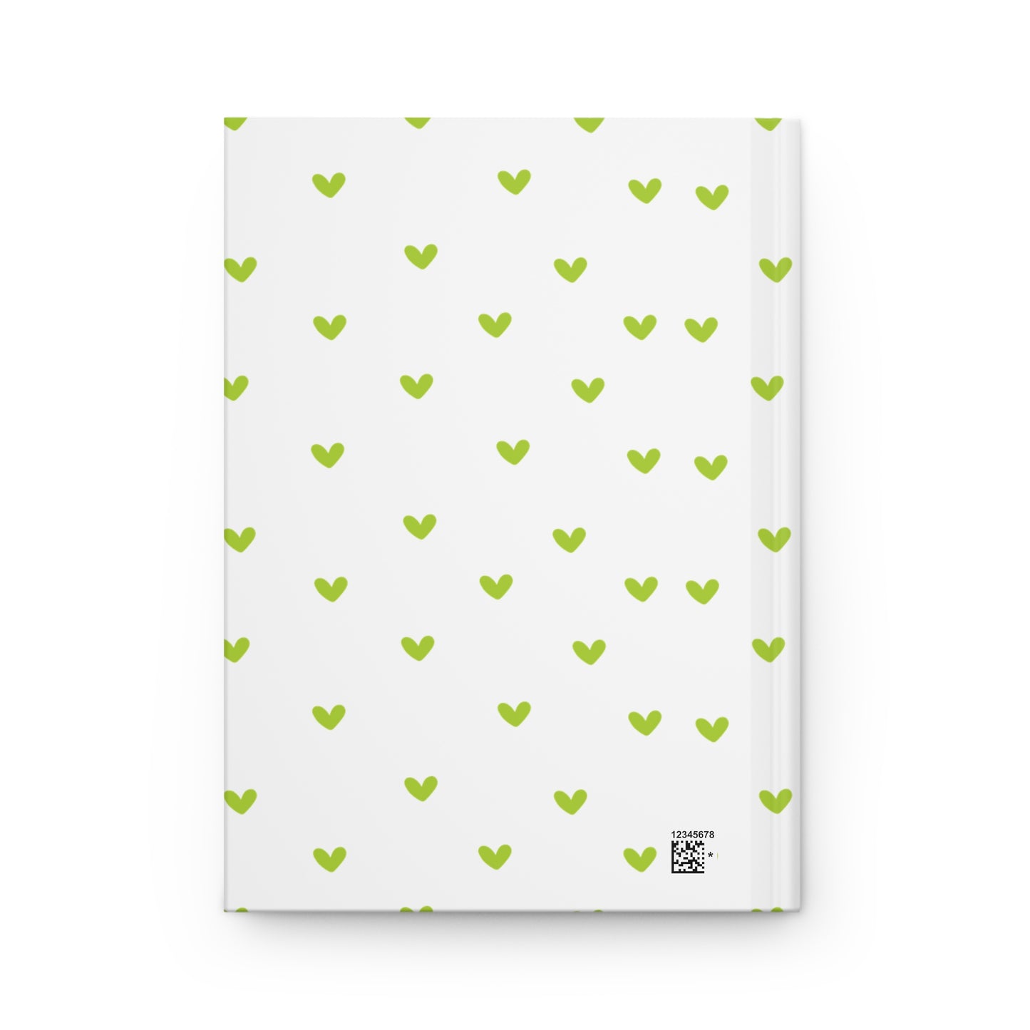 Cute Frog Hardcover Journal with Heart Pattern, Perfect Gift for Kids, Nature Lovers, Journal, Stationery, Eco-Friendly, School Supplies