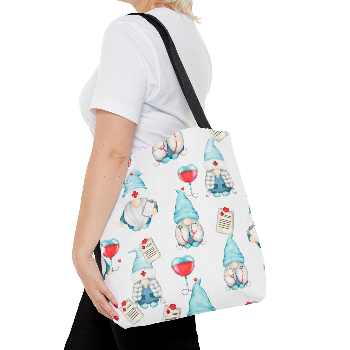 Medical Gnome Tote Bag – Cute Nurse Gift, Doctor Appreciation, Hospital Worker Tote, Healthcare Accessory
