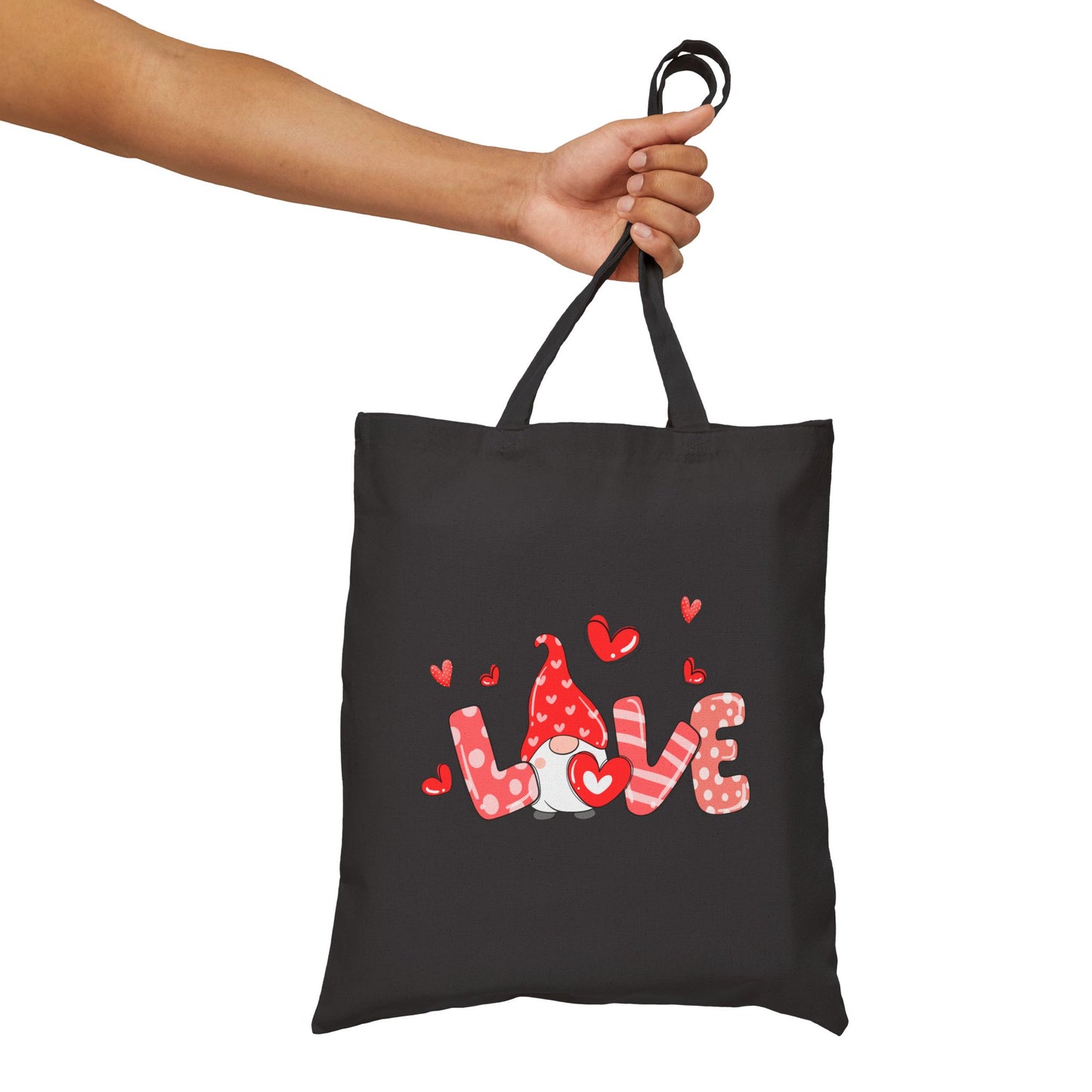 Love Gnome Cotton Canvas Tote Bag – Valentine’s Day Gift Bag