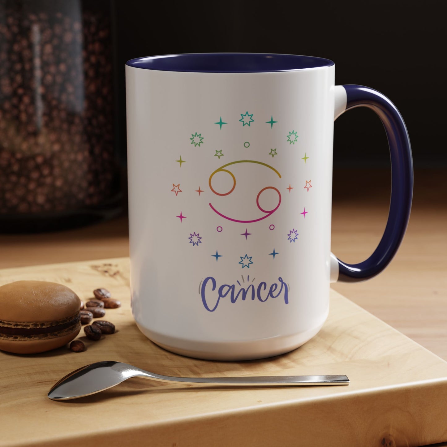 Cancer Zodiac Accent Coffee Mug - Colorful Astrology Gift, Horoscope Mug, Cancer Birthday Present, Personalized Star Sign Mug, Unique [...]