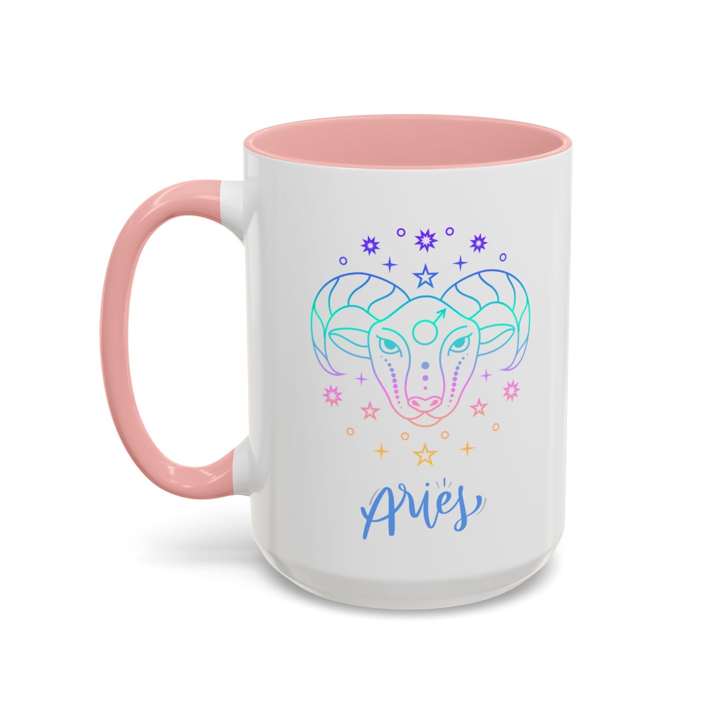 Aries Accent Coffee Mug - Astrology Gift, Zodiac Decor, Horoscope Lover, Perfect for Birthdays or Everyday Use