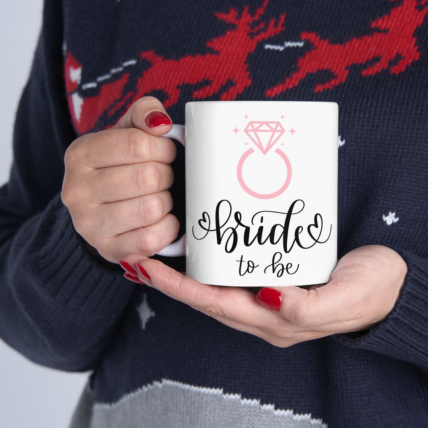 Bride To Be Mug, Bridal Shower Gift, Engagement Coffee Cup, Bachelorette Party Favor, Wedding Gift for Bride, Ceramic Mug 11oz 15oz