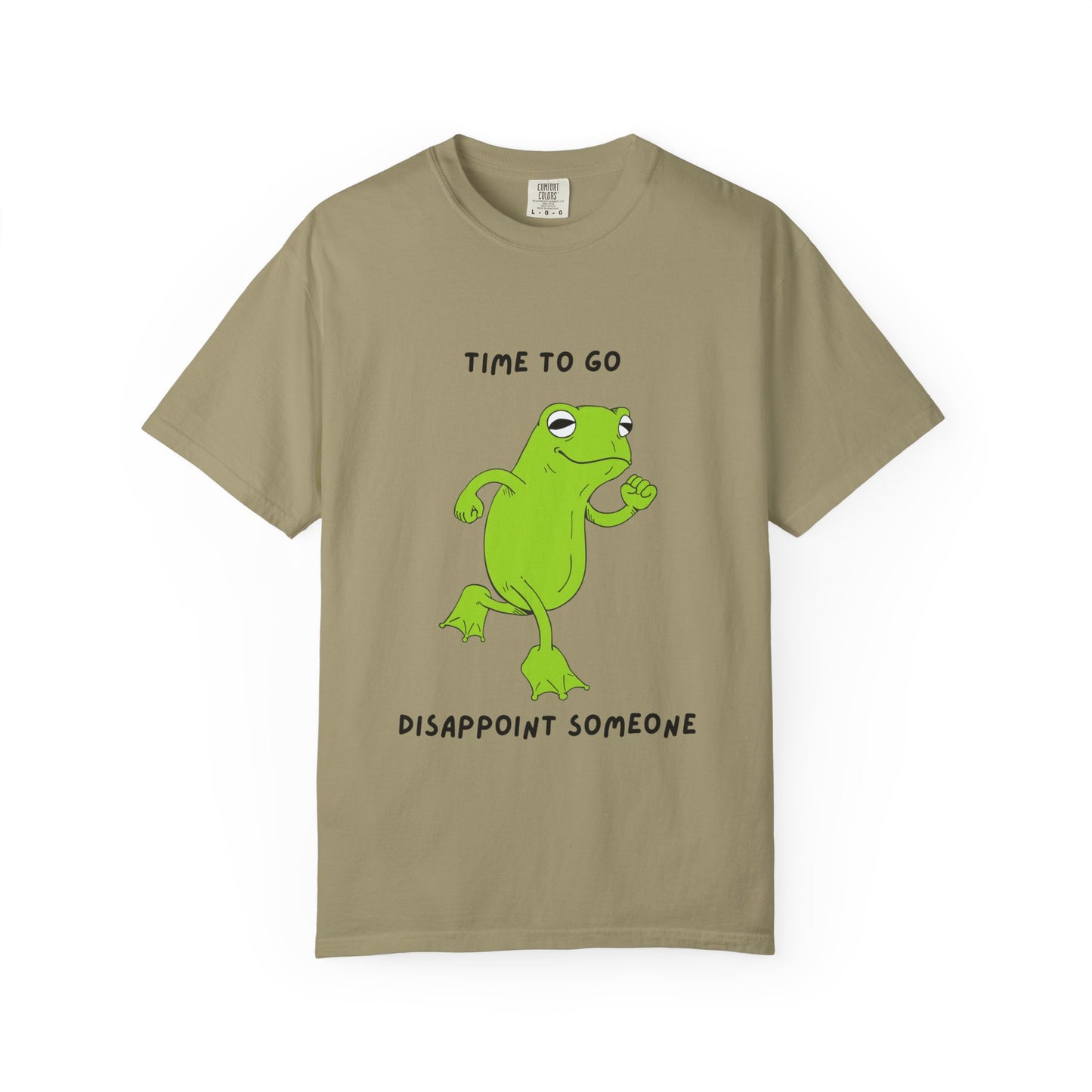 Fun Frog Graphic T-shirt, Quirky Unisex Tee, Catchy Quote Shirt, Gift for Friends, Casual Wear, Perfect for Birthdays